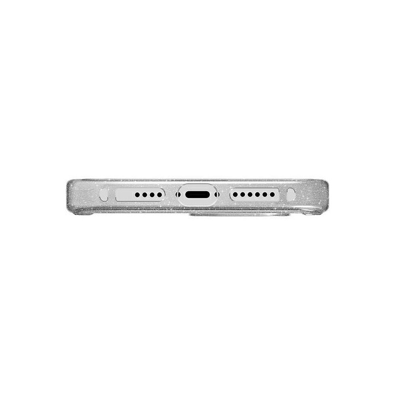 Uniq LifePro Xtreme dėklas iPhone 14 Plus - skaidrus ir sidabrinis