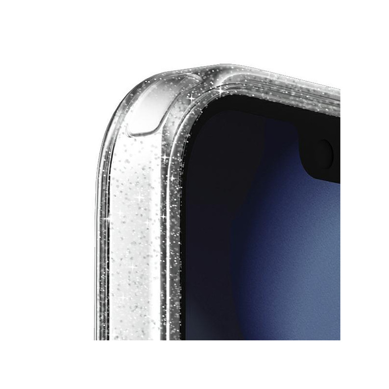 Uniq LifePro Xtreme dėklas iPhone 14 Plus - skaidrus ir sidabrinis