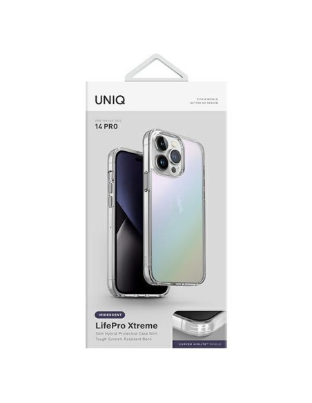 Uniq LifePro Xtreme dėklas, skirtas iPhone 14 Pro - vaivorykštis