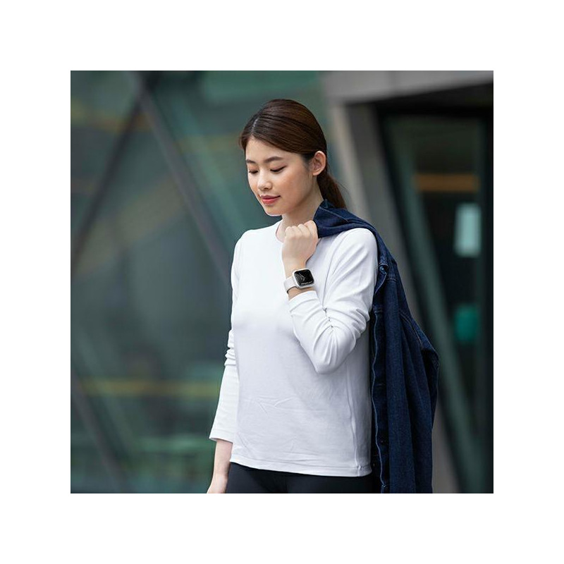 Uniq Moduo dėklas Apple Watch 4/ 5/ 6/ 7/ 8/ SE/ SE2 40/ 41mm – kreidos pilkas