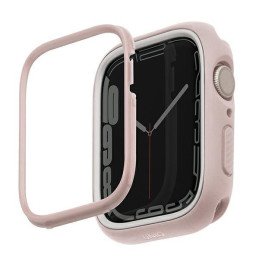 Uniq Moduo dėklas, skirtas Apple Watch 4/ 5/ 6/ 7/ 8/ SE/ SE2 40/ 41mm – rožinė ir balta