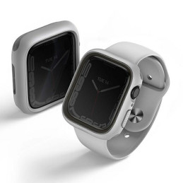 Uniq Moduo dėklas Apple Watch 4/ 5/ 6/ 7/ 8/ SE/ SE2 44/ 45mm – kreidos pilkas