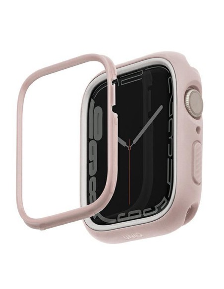 Uniq Moduo dėklas, skirtas Apple Watch 4/ 5/ 6/ 7/ 8/ SE/ SE2 44/ 45mm – rožinė ir balta Uniq Moduo dėklas, skirtas Apple Watch 4/ 5/ 6/ 7/ 8/ SE/ SE2 44/ 45mm – rožinė ir balta