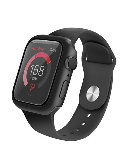UNIQ Nautic dėklas Apple Watch 4/ 5/ 6/ SE 44mm - juodas UNIQ Nautic dėklas Apple Watch 4/ 5/ 6/ SE 44mm - juodas
