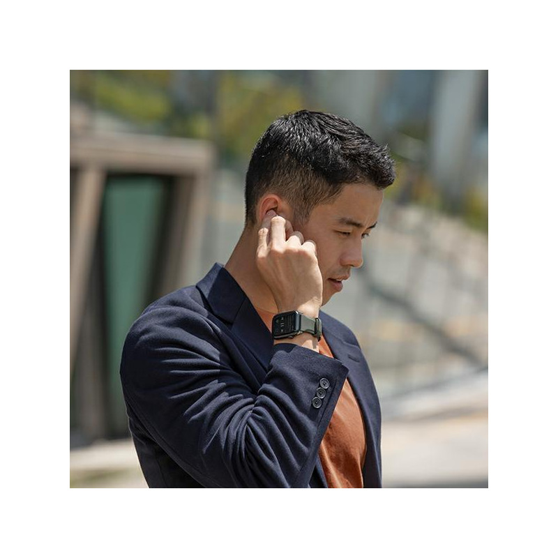 UNIQ Linus dirželis, skirtas Apple Watch 1/ 2/ 3/ 4/ 5/ 6/ 7/ 8/ SE/ SE2/ Ultra 42/ 44/ 45/ 49mm – žalias