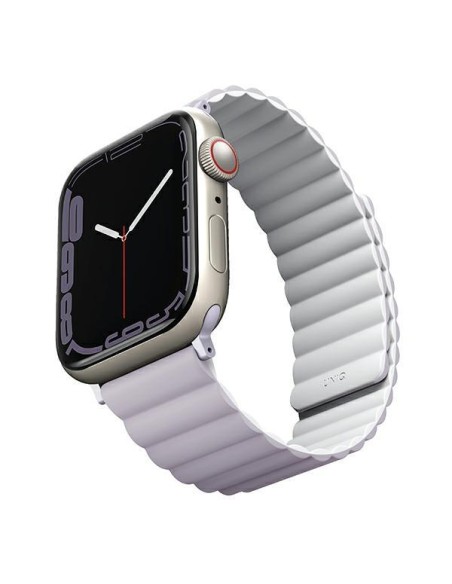 Uniq Revix dirželis skirtas Apple Watch 1/ 2/ 3/ 4/ 5/ 6/ 7/ 8/ SE/ SE2 38/ 40/ 41mm - alyvinė ir balta Uniq Revix dirželis skirtas Apple Watch 1/ 2/ 3/ 4/ 5/ 6/ 7/ 8/ SE/ SE2 38/ 40/ 41mm - alyvinė ir balta