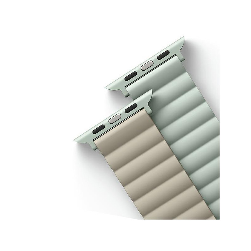 Uniq Revix dirželis, skirtas Apple Watch 1/ 2/ 3/ 4/ 5/ 6/ 7/ 8/ SE/ SE2/ Ultra 42/ 44/ 45/ 49mm – šalavijai smėlio spal...