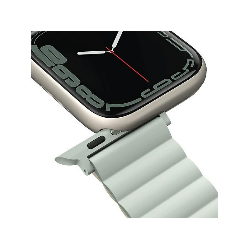 Uniq Revix dirželis, skirtas Apple Watch 1/ 2/ 3/ 4/ 5/ 6/ 7/ 8/ SE/ SE2/ Ultra 42/ 44/ 45/ 49mm – šalavijai smėlio spal...