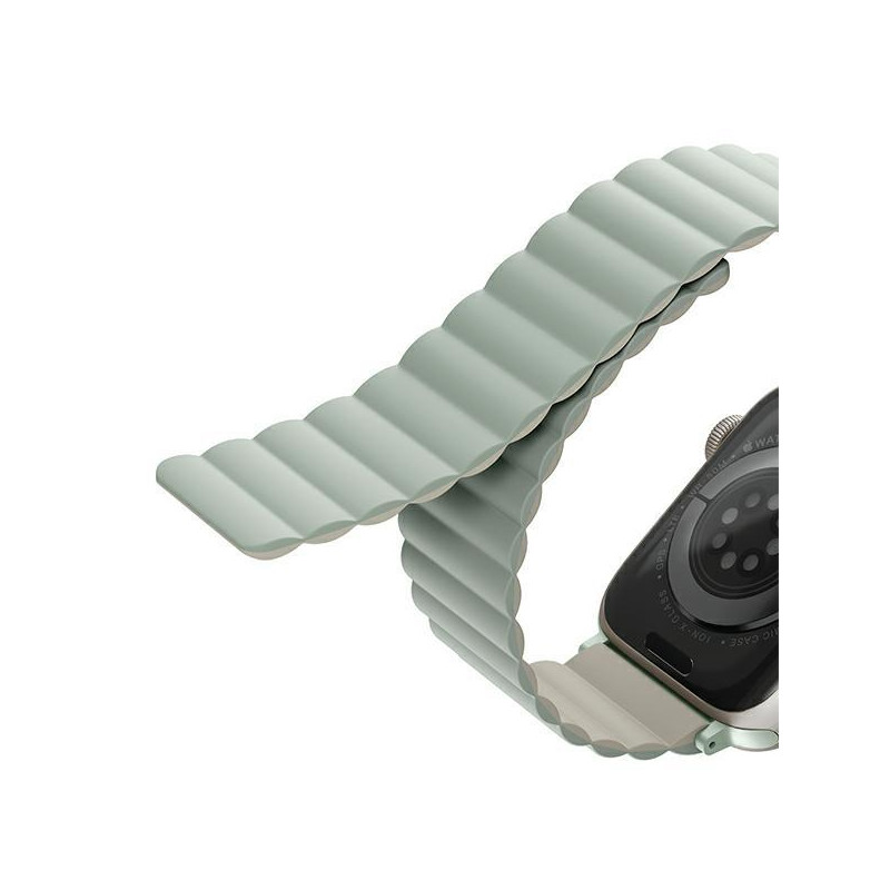Uniq Revix dirželis, skirtas Apple Watch 1/ 2/ 3/ 4/ 5/ 6/ 7/ 8/ SE/ SE2/ Ultra 42/ 44/ 45/ 49mm – šalavijai smėlio spal...