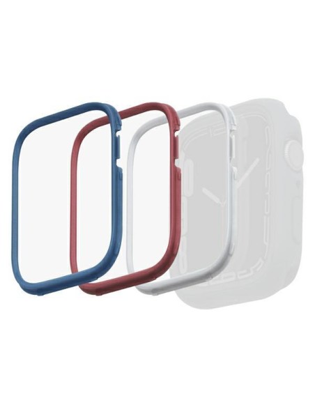 Rėmas Uniq Moduo 3in1 dėklui Apple Watch 4/ 5/ 6/ 7/ 8/ SE/ SE2 44/ 45mm - mėlyna, raudona, balta Rėmas Uniq Moduo 3in1 dėklui Apple Watch 4/ 5/ 6/ 7/ 8/ SE/ SE2 44/ 45mm - mėlyna, raudona, balta