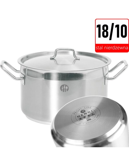 Profi Line vidutinis puodas su dangčiu 23,5 l sk. 360 x 230 h – Hendi 831700