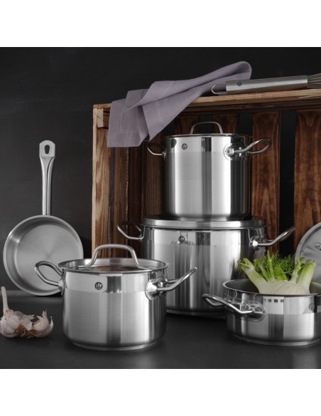 Profi Line vidutinis puodas su dangčiu 23,5 l sk. 360 x 230 h – Hendi 831700