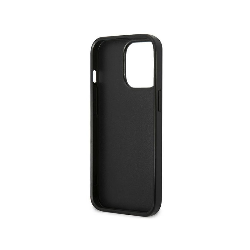 JAV Polo Assn byla Leather Stitch iPhone 14 Pro - tamsiai mėlyna