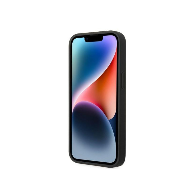 JAV Polo Assn byla Trispalvė reljefinė, skirta iPhone 14 - balta