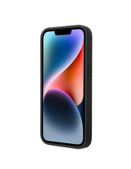 JAV Polo Assn byla Trispalvė reljefinė, skirta iPhone 14 - balta JAV Polo Assn byla Trispalvė reljefinė, skirta iPhone 14 - balta