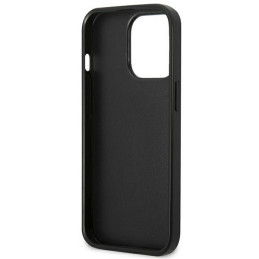 JAV Polo Assn byla Leather Stitch iPhone 14 Pro Max - tamsiai mėlyna