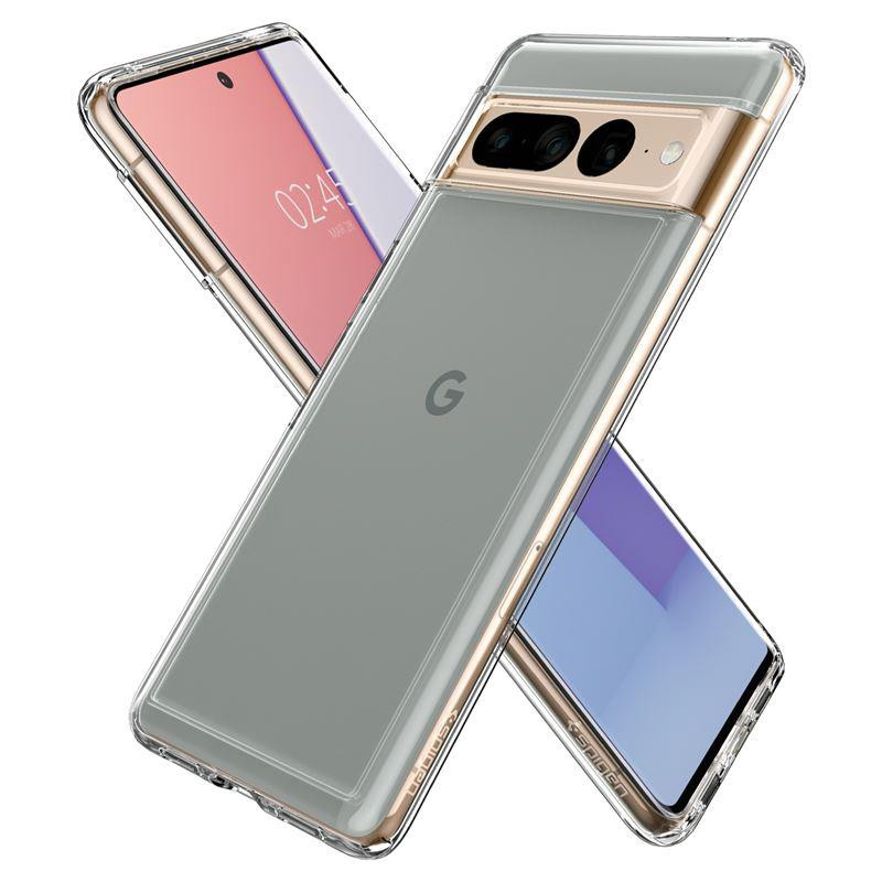 Spigen Ultra Hybrid dėklas, skirtas Google Pixel 7 Pro – skaidrus