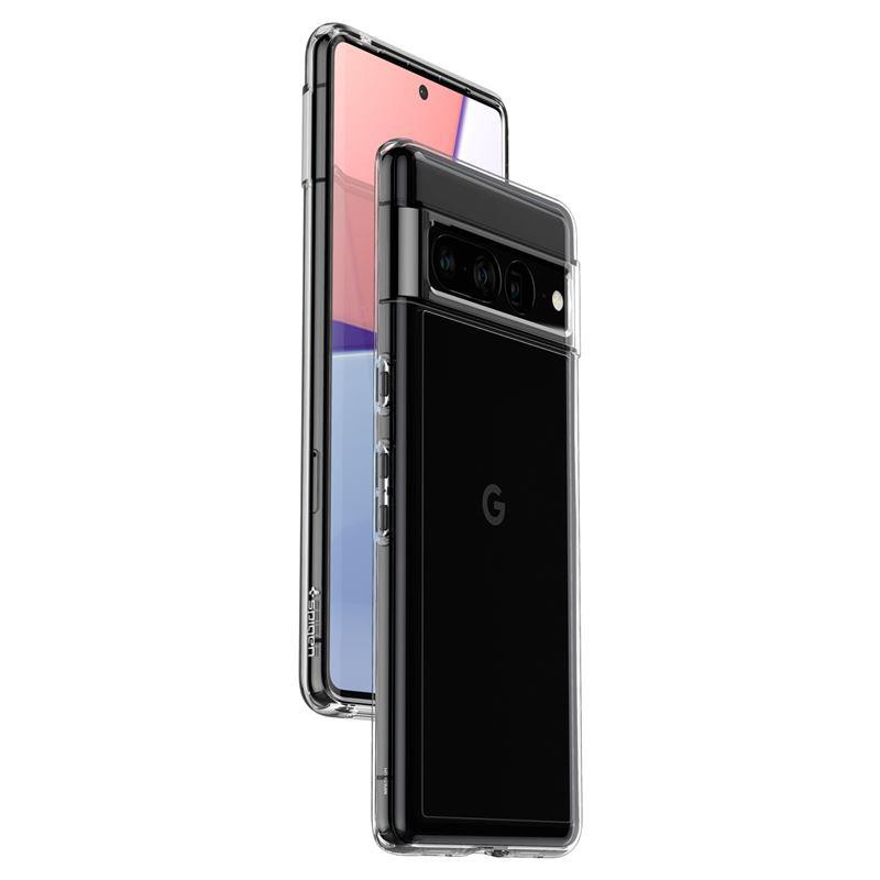 Spigen Ultra Hybrid dėklas, skirtas Google Pixel 7 Pro – skaidrus