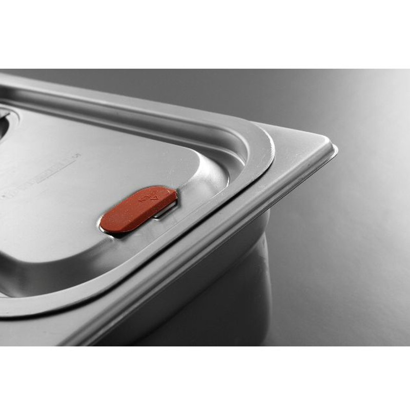 Dangtis GN su silikonine tarpine GN 1/2 - Hendi 804025