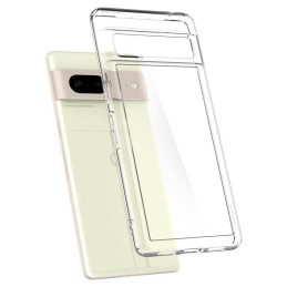 Spigen Ultra Hybrid dėklas, skirtas Google Pixel 7 – skaidrus