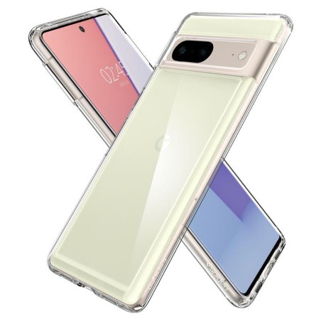Spigen Ultra Hybrid dėklas, skirtas Google Pixel 7 – skaidrus Spigen Ultra Hybrid dėklas, skirtas Google Pixel 7 – skaidrus