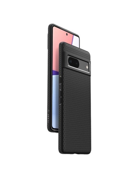 Spigen Liquid Air dėklas, skirtas Google Pixel 7 – matinė juoda Spigen Liquid Air dėklas, skirtas Google Pixel 7 – matinė juoda