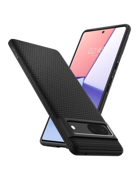 Spigen Liquid Air dėklas, skirtas Google Pixel 7 – matinė juoda Spigen Liquid Air dėklas, skirtas Google Pixel 7 – matinė juoda