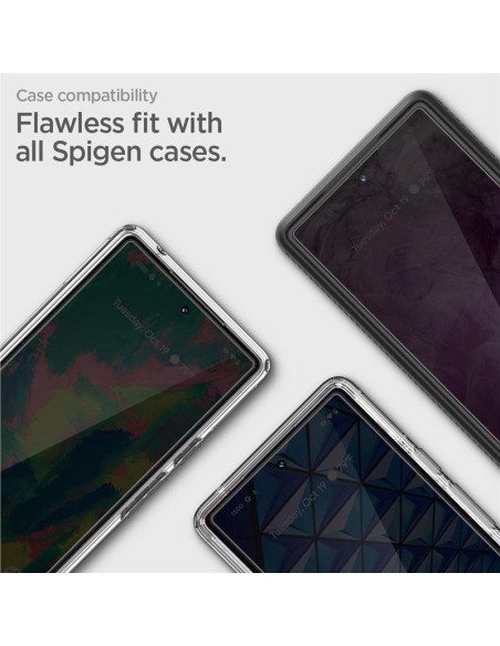 Spigen ALM Glas.tR Plonas grūdintas stiklas, skirtas Google Pixel 7 - 2 vnt. Spigen ALM Glas.tR Plonas grūdintas stiklas, skirtas Google Pixel 7 - 2 vnt.