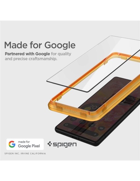 Spigen ALM Glas.tR Plonas grūdintas stiklas, skirtas Google Pixel 7 - 2 vnt. Spigen ALM Glas.tR Plonas grūdintas stiklas, skirtas Google Pixel 7 - 2 vnt.