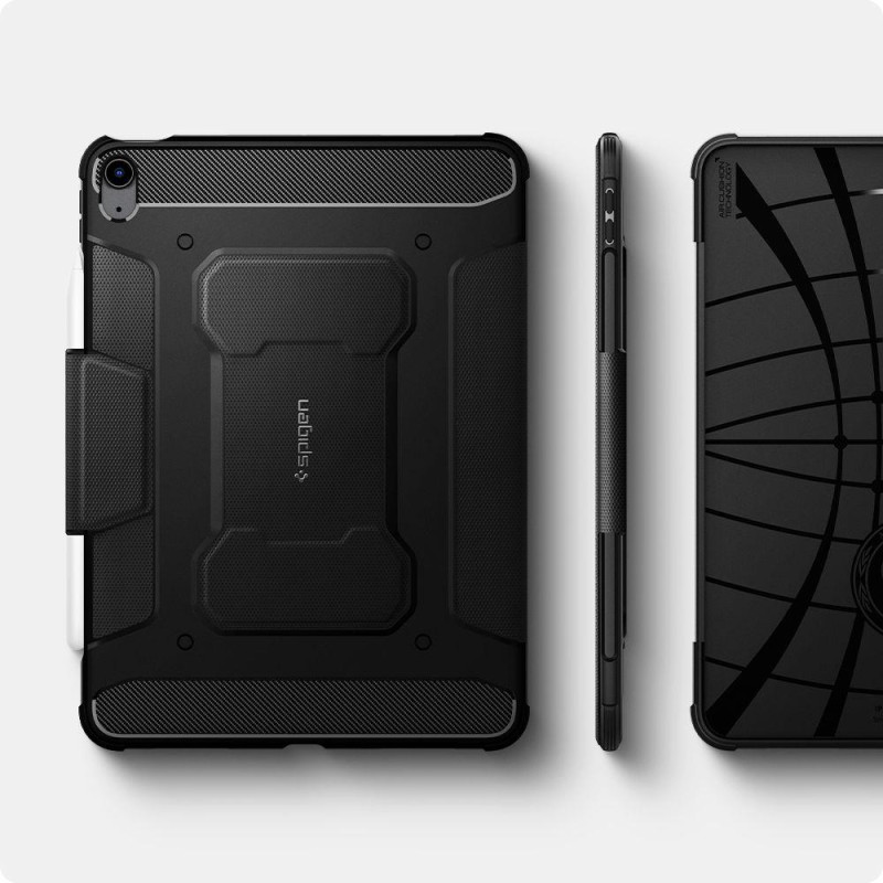 „Spigen Rugged Armor Pro“ dėklas, skirtas iPad Air 4 2020 / 5 2022 – juodas
