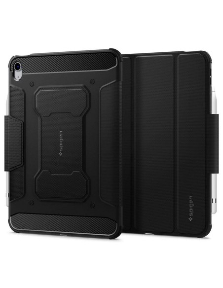 „Spigen Rugged Armor Pro“ dėklas, skirtas iPad Air 4 2020 / 5 2022 – juodas „Spigen Rugged Armor Pro“ dėklas, skirtas iPad Air 4 2020 / 5 2022 – juodas