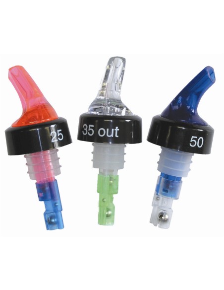 Piltuvo dozatorius su kamuoliuku ir oro išleidimo anga 50 ml buteliams - Hendi 599204