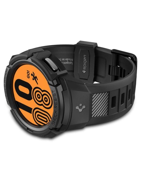 Spigen Rugged Armor Pro dėklas su dirželiu, skirtas Samsung Galaxy Watch 5 Pro (45 mm) - juodas Spigen Rugged Armor Pro dėklas su dirželiu, skirtas Samsung Galaxy Watch 5 Pro (45 mm) - juodas