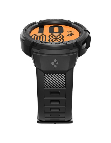 Spigen Rugged Armor Pro dėklas su dirželiu, skirtas Samsung Galaxy Watch 5 Pro (45 mm) - juodas Spigen Rugged Armor Pro dėklas su dirželiu, skirtas Samsung Galaxy Watch 5 Pro (45 mm) - juodas