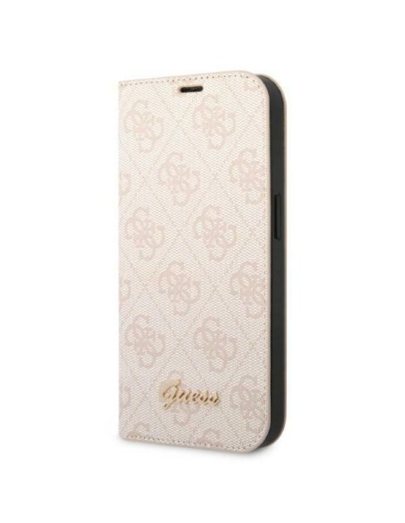 Guess 4G Vintage Gold Logo dėklas, skirtas iPhone 14 Plus - rožinis Guess 4G Vintage Gold Logo dėklas, skirtas iPhone 14 Plus - rožinis