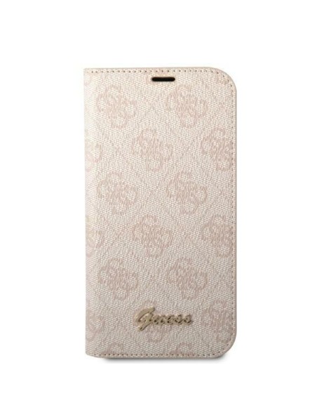 Guess 4G Vintage Gold Logo dėklas, skirtas iPhone 14 Plus - rožinis Guess 4G Vintage Gold Logo dėklas, skirtas iPhone 14 Plus - rožinis
