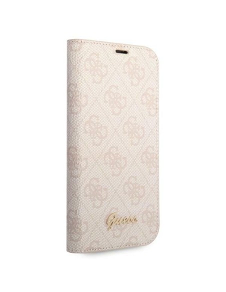 Guess 4G Vintage Gold Logo dėklas, skirtas iPhone 14 Plus - rožinis Guess 4G Vintage Gold Logo dėklas, skirtas iPhone 14 Plus - rožinis