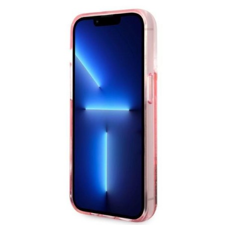 Karl Lagerfeld Liquid Glitter Big KL dėklas iPhone 14 Pro - rožinis Karl Lagerfeld Liquid Glitter Big KL dėklas iPhone 14 Pro - rožinis