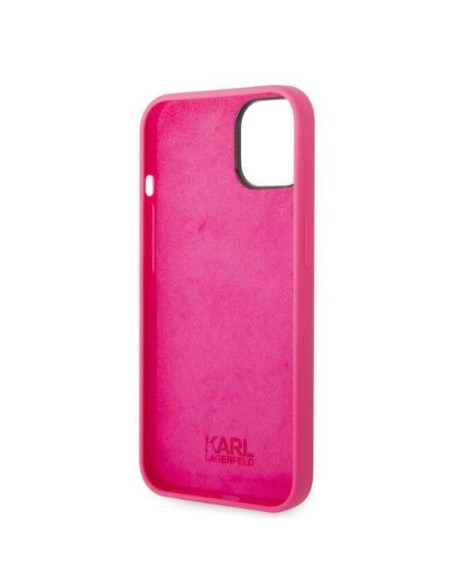 Karl Lagerfeld Silicone RSG dėklas iPhone 14 Plus - rožinis Karl Lagerfeld Silicone RSG dėklas iPhone 14 Plus - rožinis