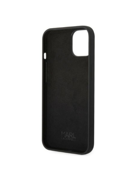 Karl Lagerfeld Silicone RSG dėklas iPhone 14 Plus - juodas Karl Lagerfeld Silicone RSG dėklas iPhone 14 Plus - juodas