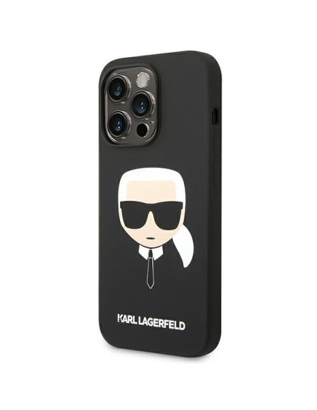 Karl Lagerfeld Silikoninis Karl& 39 s Head dėklas iPhone 14 Pro Max - juodas Karl Lagerfeld Silikoninis Karl& 39 s Head dėklas iPhone 14 Pro Max - juodas
