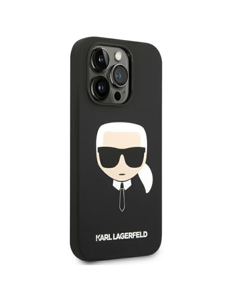 Karl Lagerfeld Silikoninis Karl& 39 s Head dėklas iPhone 14 Pro Max - juodas Karl Lagerfeld Silikoninis Karl& 39 s Head dėklas iPhone 14 Pro Max - juodas