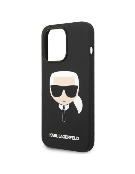 Karl Lagerfeld Silikoninis Karl& 39 s Head dėklas iPhone 14 Pro Max - juodas Karl Lagerfeld Silikoninis Karl& 39 s Head dėklas iPhone 14 Pro Max - juodas