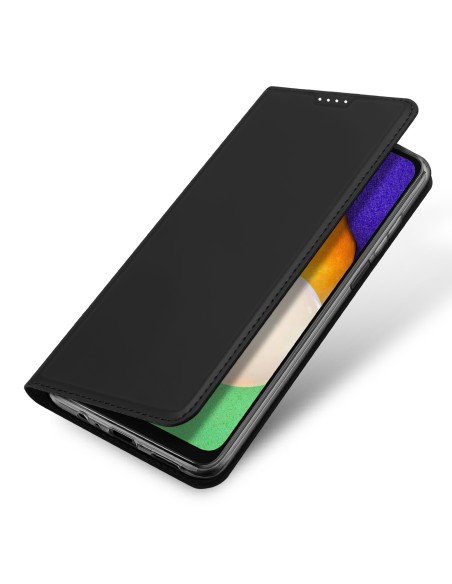 Dux Ducis Skin Pro dėklas, skirtas Samsung Galaxy A14 4G / 5G dangtelis su apverčiamu kortelių piniginės stovu juodas Dux Ducis Skin Pro dėklas, skirtas Samsung Galaxy A14 4G / 5G dangtelis su apverčiamu kortelių piniginės stovu juodas
