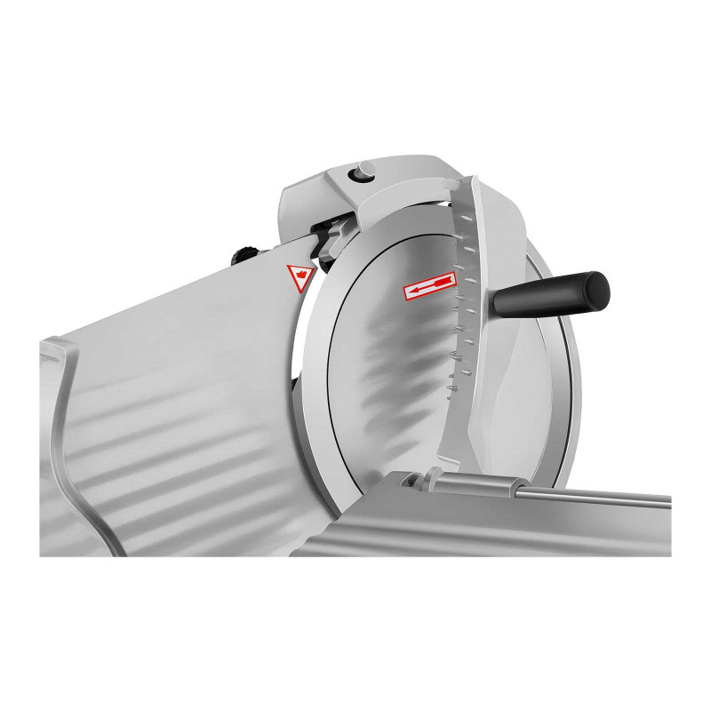 Elektrinė mėsos ir sūrio pjaustyklė su galąstuvu 150W sk. 250 mm