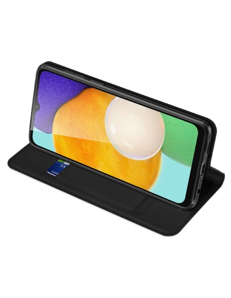 Dux Ducis Skin Pro dėklas, skirtas Samsung Galaxy A14 4G / 5G dangtelis su apverčiamu kortelių piniginės stovu juodas Dux Ducis Skin Pro dėklas, skirtas Samsung Galaxy A14 4G / 5G dangtelis su apverčiamu kortelių piniginės stovu juodas