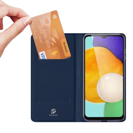 „Dux Ducis Skin Pro“ dėklas, skirtas „Samsung Galaxy A14 4G / 5G“ dangteliu su apverčiamu kortelės piniginės stovu mėlyn... „Dux Ducis Skin Pro“ dėklas, skirtas „Samsung Galaxy A14 4G / 5G“ dangteliu su apverčiamu kortelės piniginės stovu mėlyn...