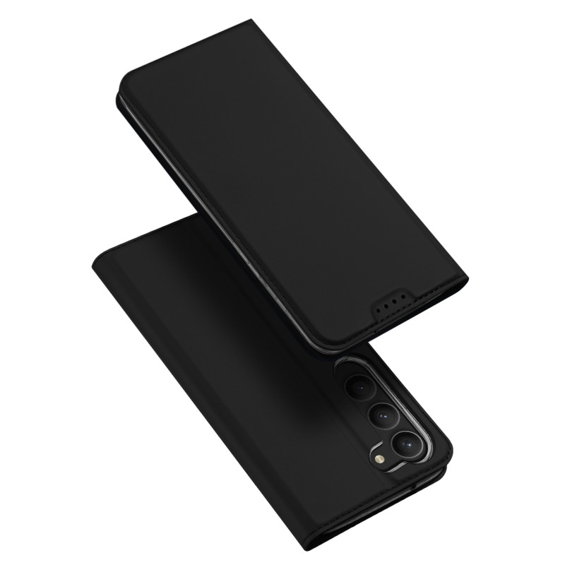 Dux Ducis Skin Pro dėklas, skirtas Samsung Galaxy S23 dangteliu su atvartu kortelės piniginės stovu juodas Dux Ducis Skin Pro dėklas, skirtas Samsung Galaxy S23 dangteliu su atvartu kortelės piniginės stovu juodas