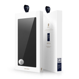Dux Ducis Skin Pro dėklas, skirtas Samsung Galaxy S23 dangteliu su atvartu kortelės piniginės stovu juodas