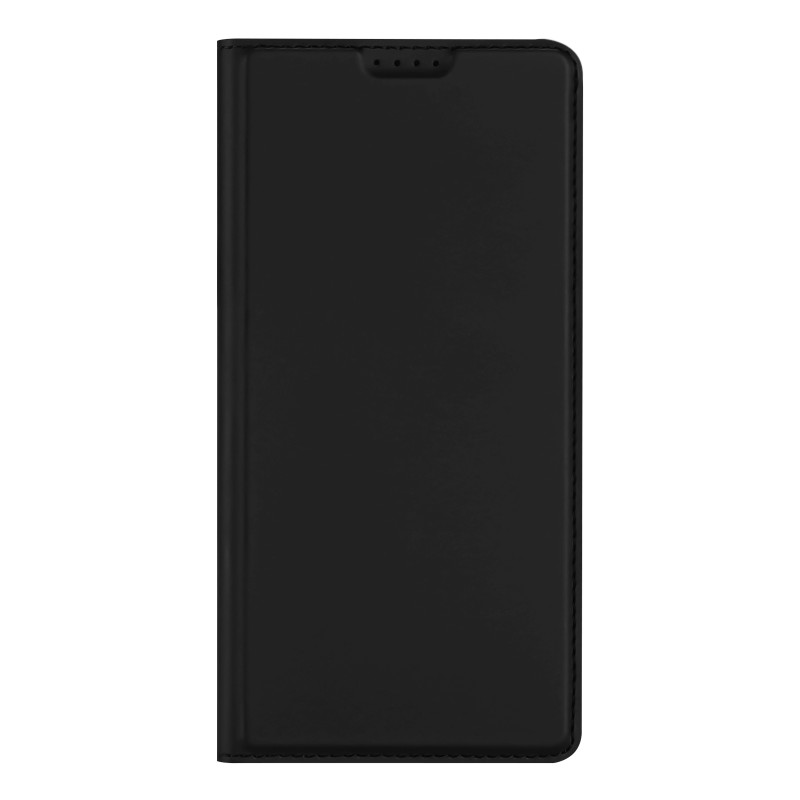 Dux Ducis Skin Pro dėklas, skirtas Samsung Galaxy S23 dangteliu su atvartu kortelės piniginės stovu juodas
